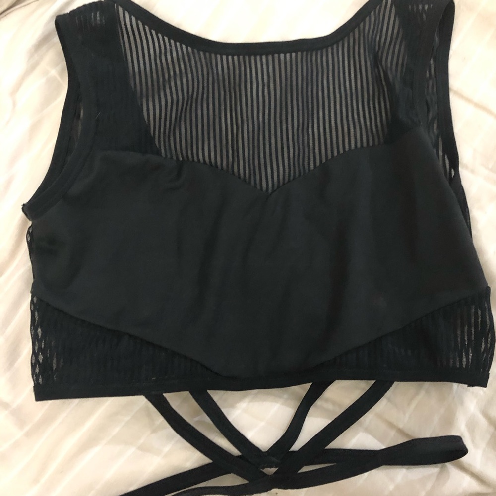 Cropped lingerie top